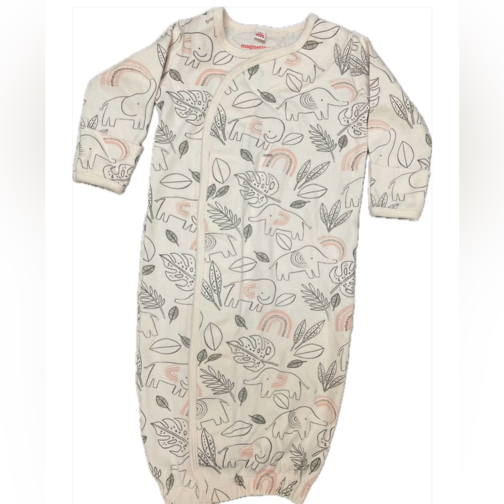 magnetic me Baby Elephant Sleeper Coverall